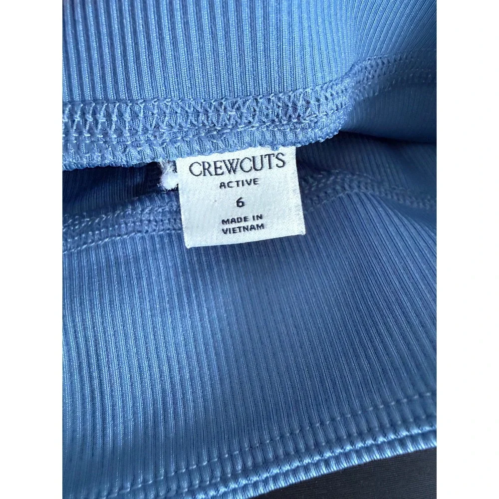 Crewcuts active by J.crew‎ blue ribbed two piece outfit